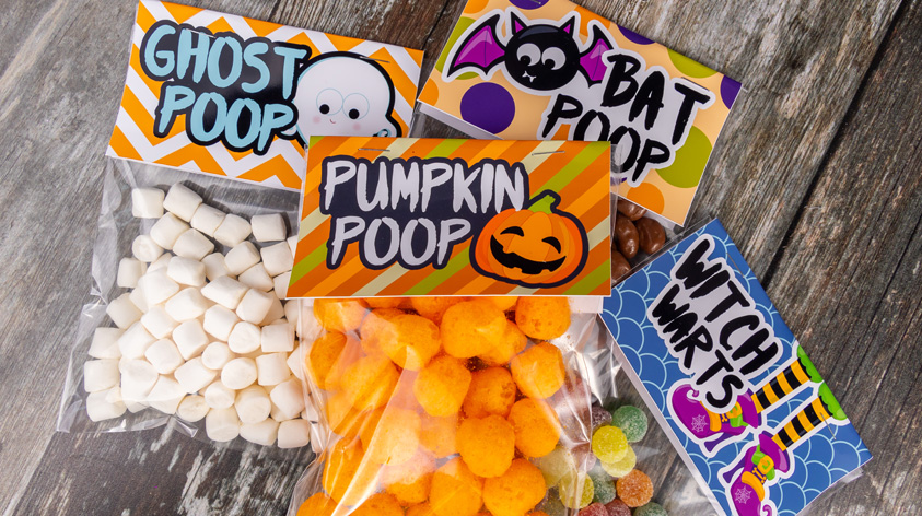Free Halloween Treat Bag Topper Printables