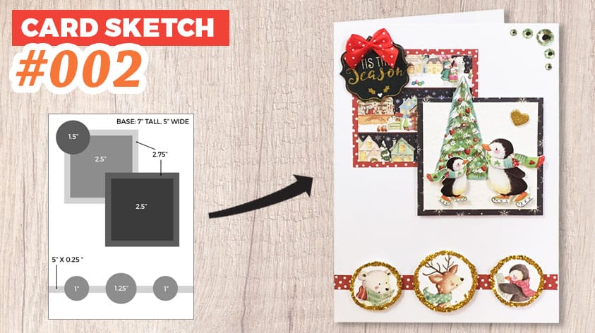 How to make your own decoupage cards with 2D stickers