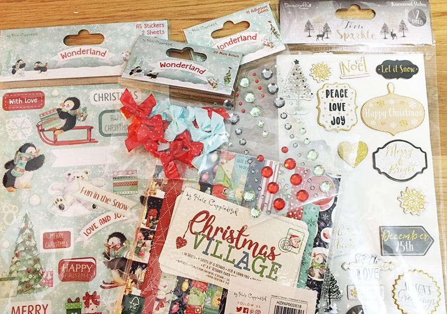 Helz Cuppleditch and Dovecraft Christmas craft products