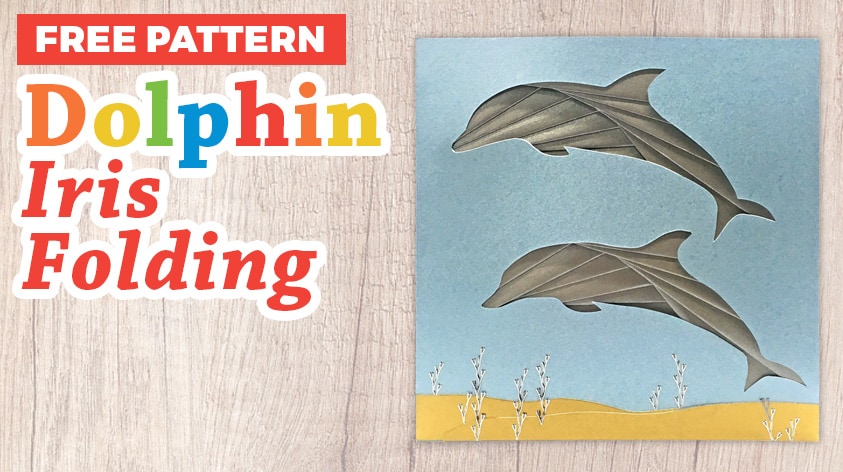 Dolphin Iris Folding Pattern