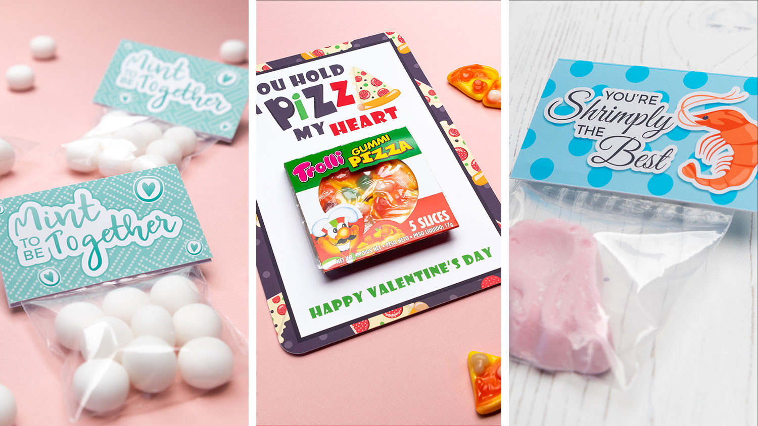 Valentine's Day candy treat printables