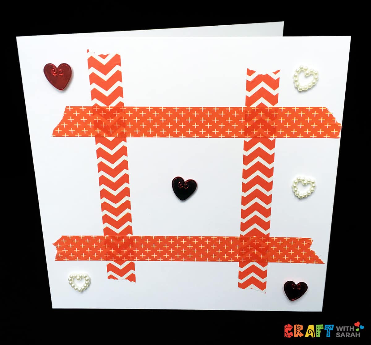 Valentine's Day Tic-Tac-Toe DIY Card