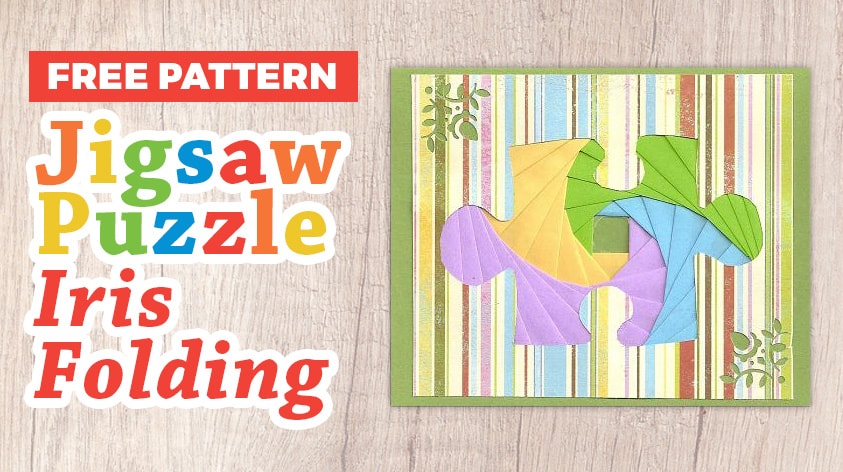 Free jigsaw puzzle iris folding pattern