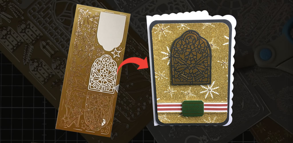 Transfer Peel Off Sticker Negatives Onto Cards Craft With Sarah