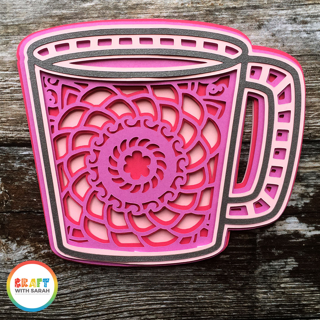 Download Coffee Mug Layered SVG | Craft With Sarah