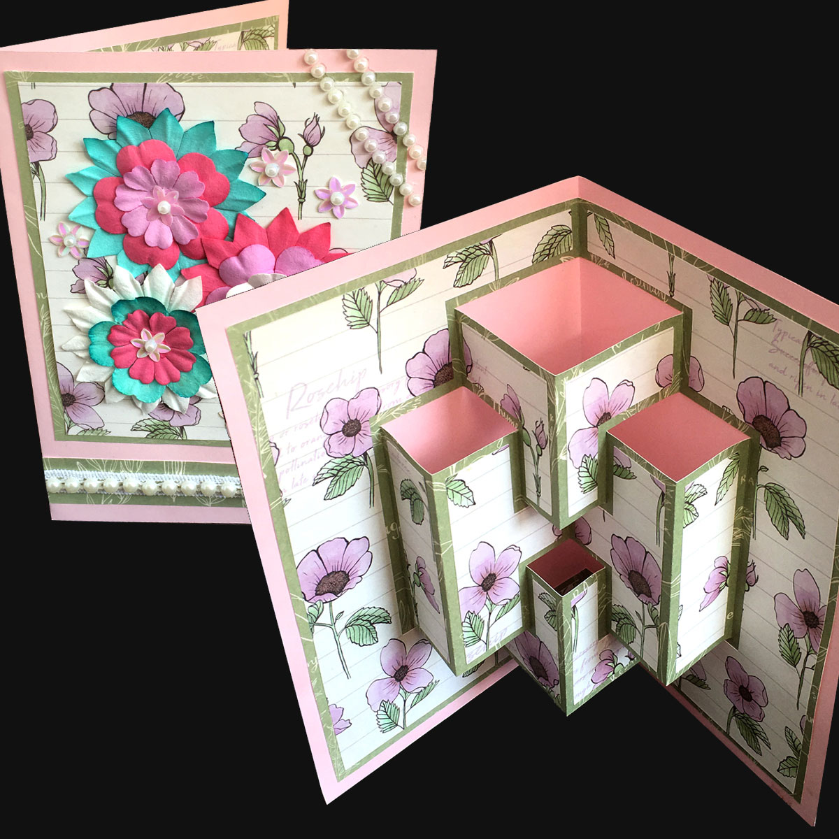 Easy DIY Pop Out Card with Free Template Craft With Sarah