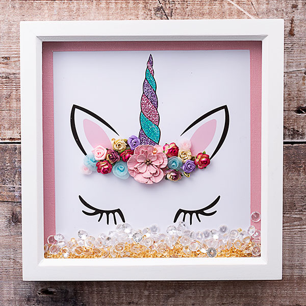 unicorn wall art tutorial free printable craft with sarah