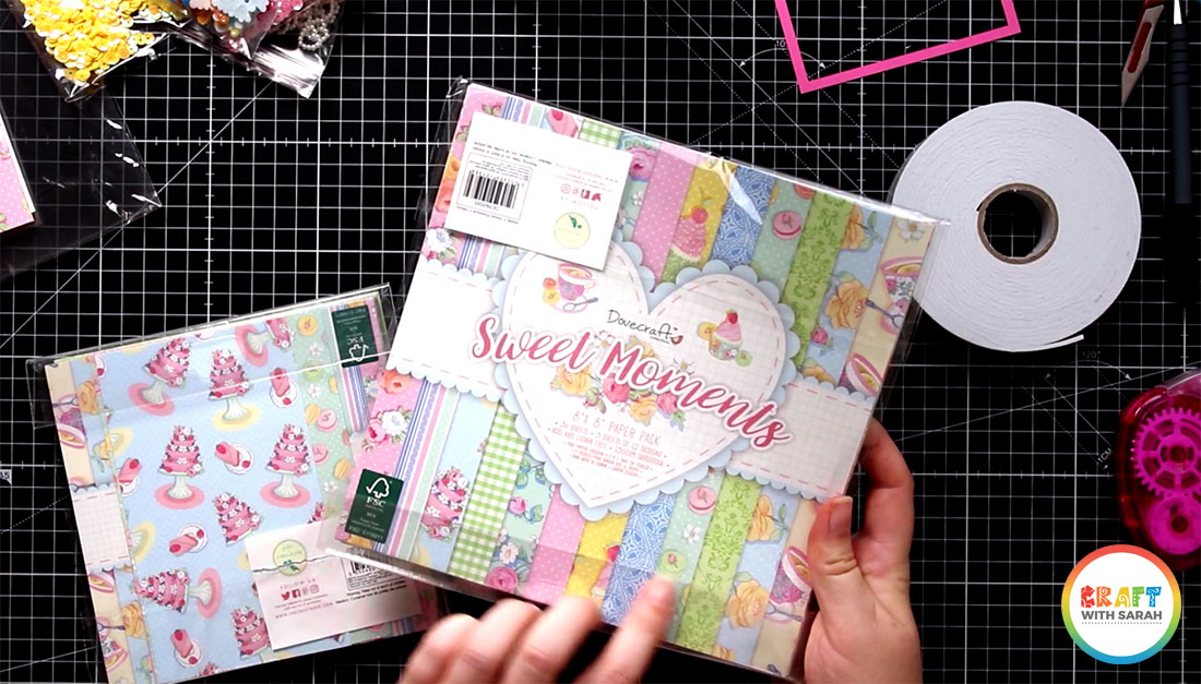 Covecraft Sweet Moments scrapbook paper collection