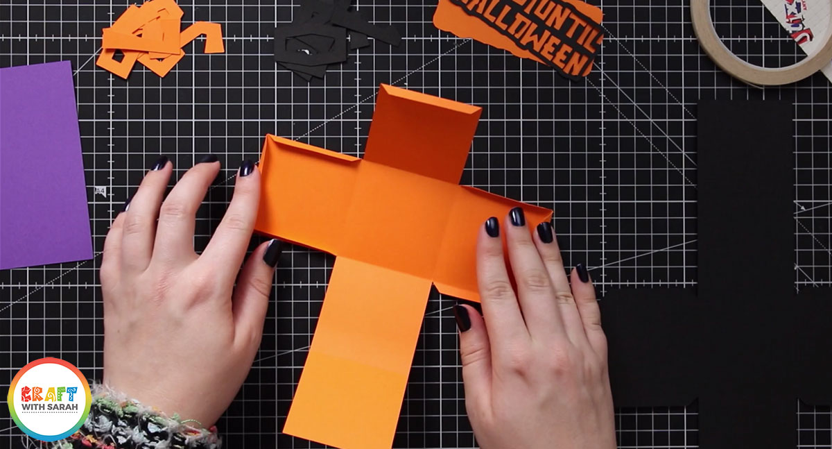 Fold the orange cube