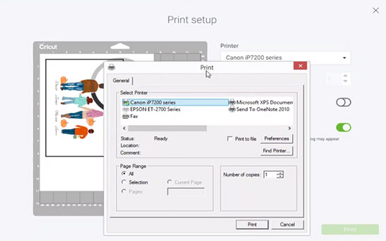 Set your printer preferences