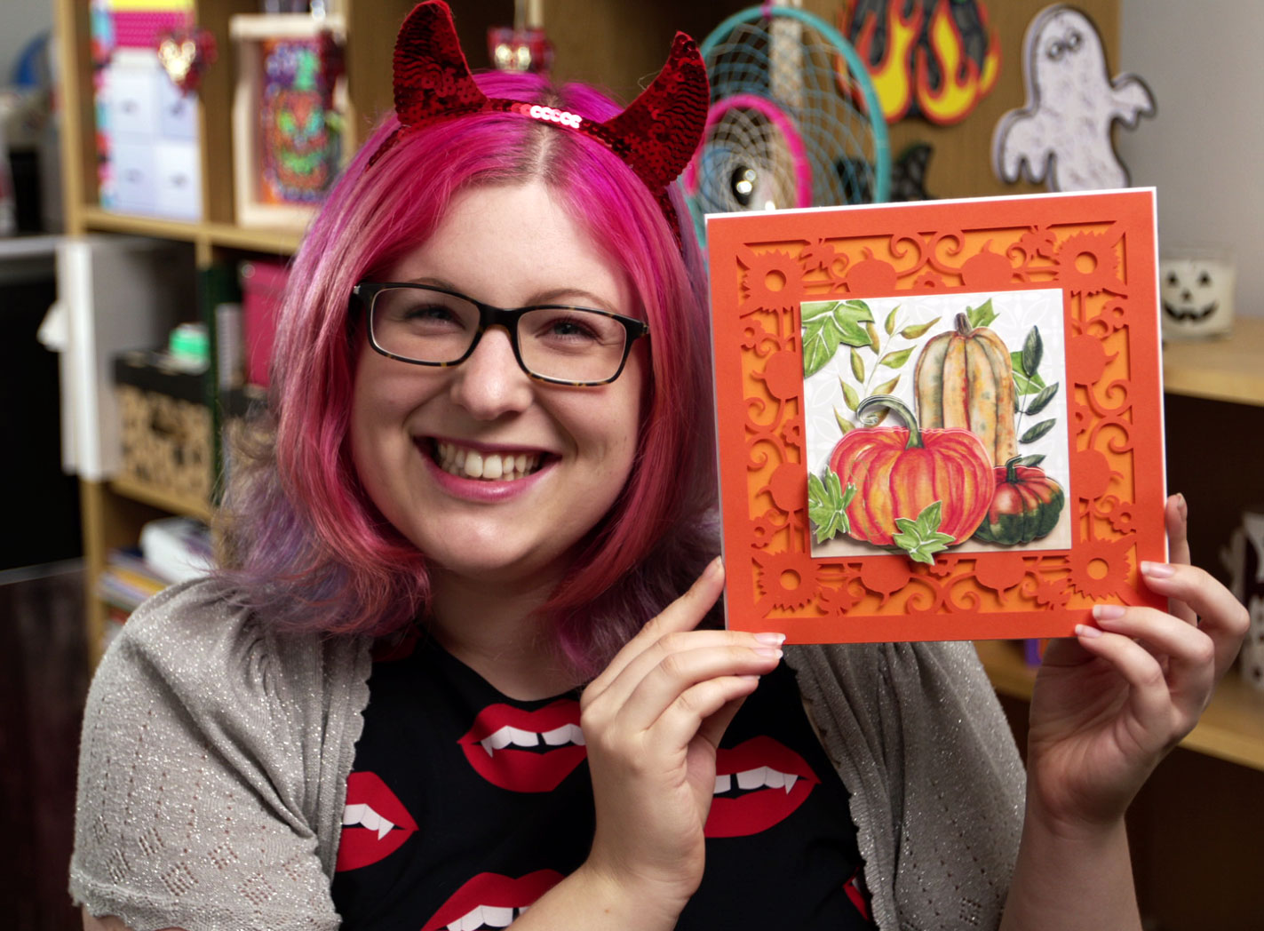 Make a handmade card for Fall