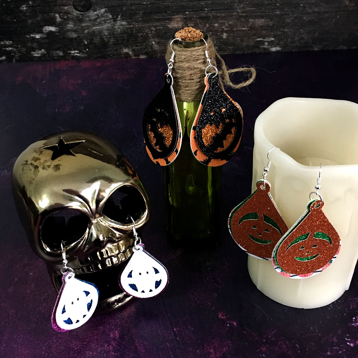 How to Make Faux Leather Earrings with a Cricut Craft with Sarah