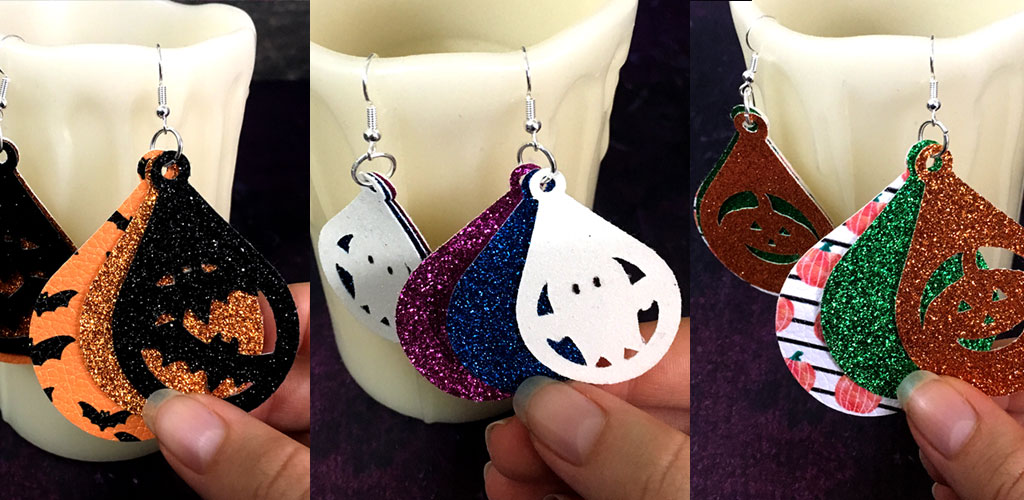 How to Make Faux Leather Earrings with a Cricut - Craft with Sarah