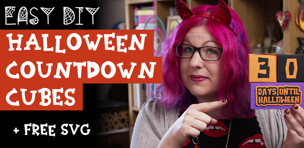 Easy DIY Halloween Countdown Cubes