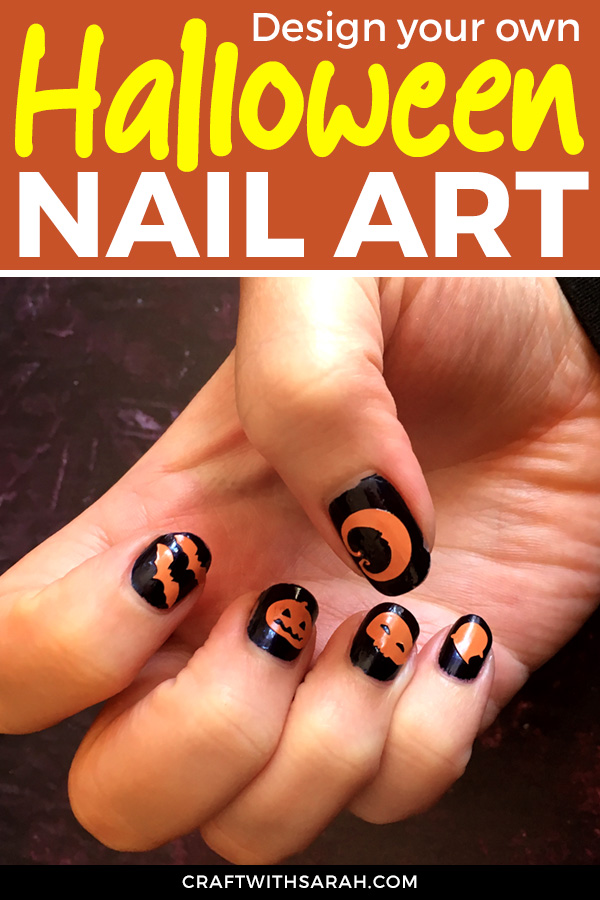 How to Make DIY Vinyl Nail Decals with a Cricut | Craft With Sarah