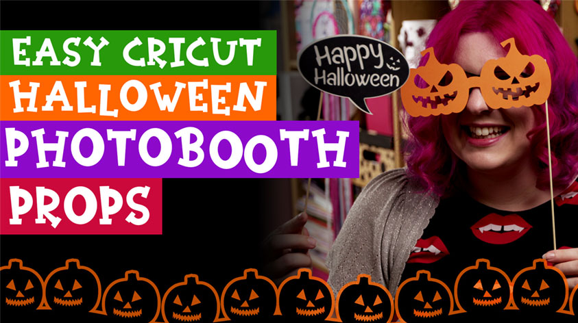 Make Fun Halloween Photobooth Props with your Cricut