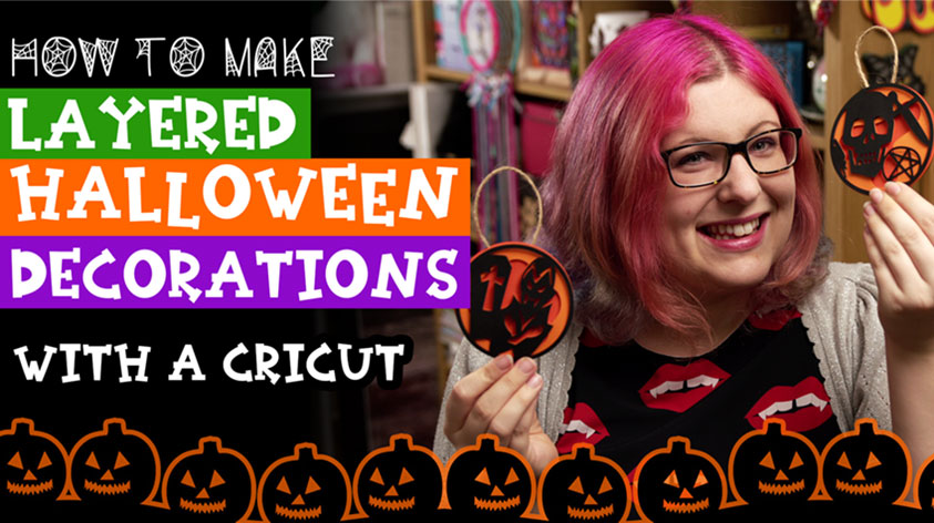 Layered Halloween Decorations with Cricut Access