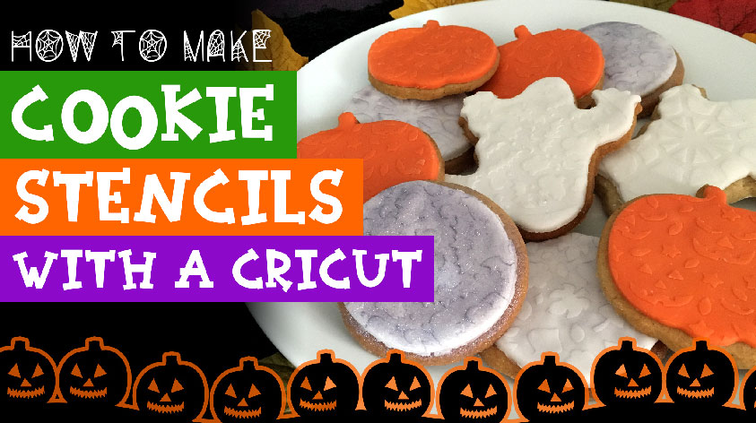 Make Fun Halloween Cookie Stencils with a Cricut | Craft With Sarah