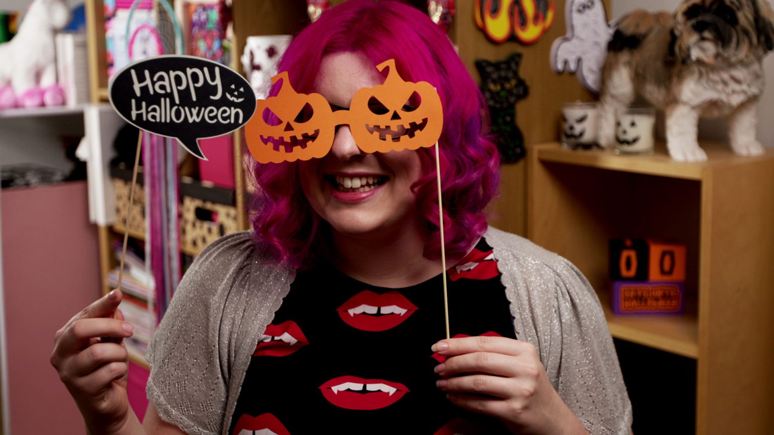 Make Fun Halloween Photobooth Props with your Cricut Craft With Sarah