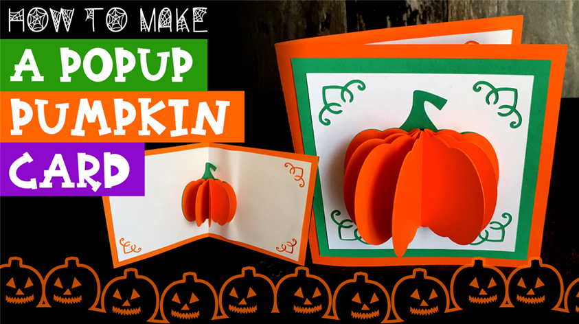 How to Make a Popup Pumpkin Card for Fall