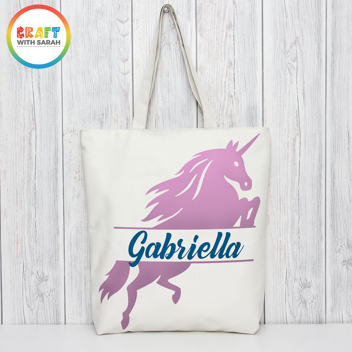 Unicorn tote bag design