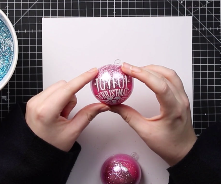 How to Make Glitter Ornaments with HAIRSPRAY!! Craft with Sarah