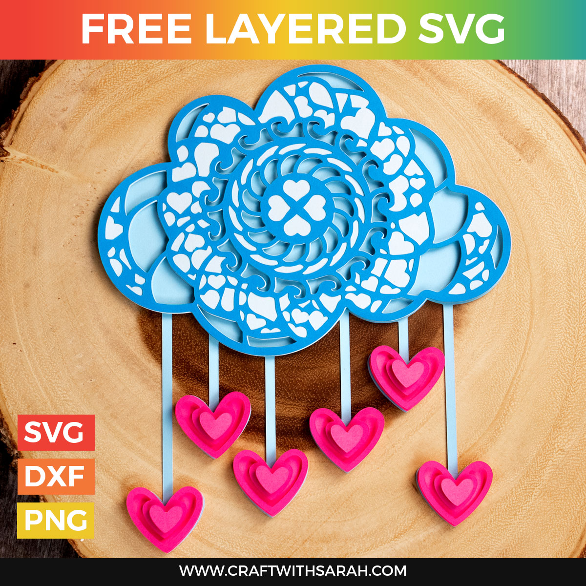 Download Valentine S Day Free Layered Svg Craft With Sarah