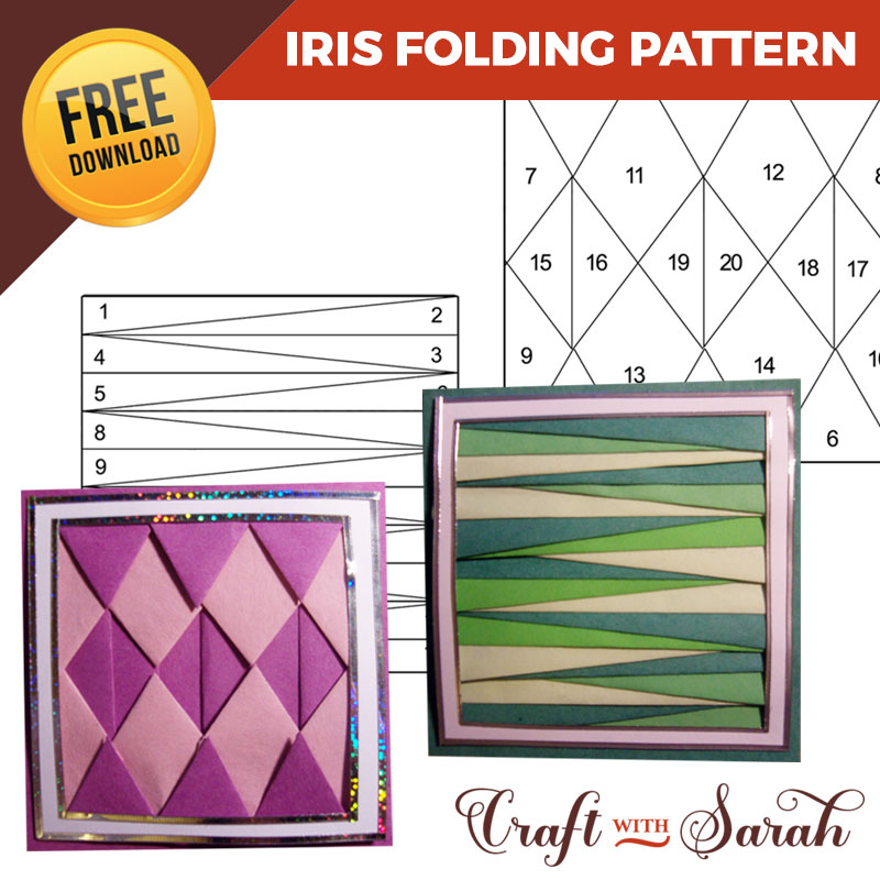 Free Quilt Squares Iris Folding Patterns