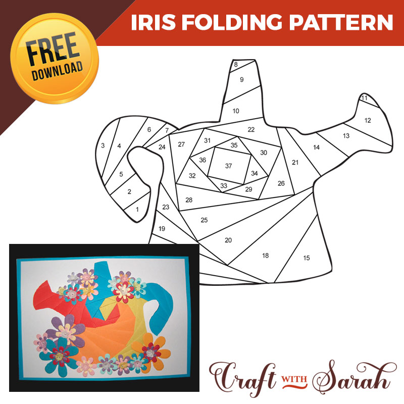 The Complete Guide to Iris Folding (+ Free Patterns!) - Craft with Sarah