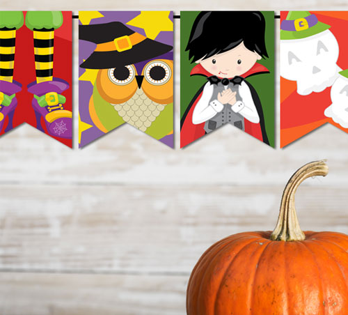 Free Free Printable Halloween Bunting