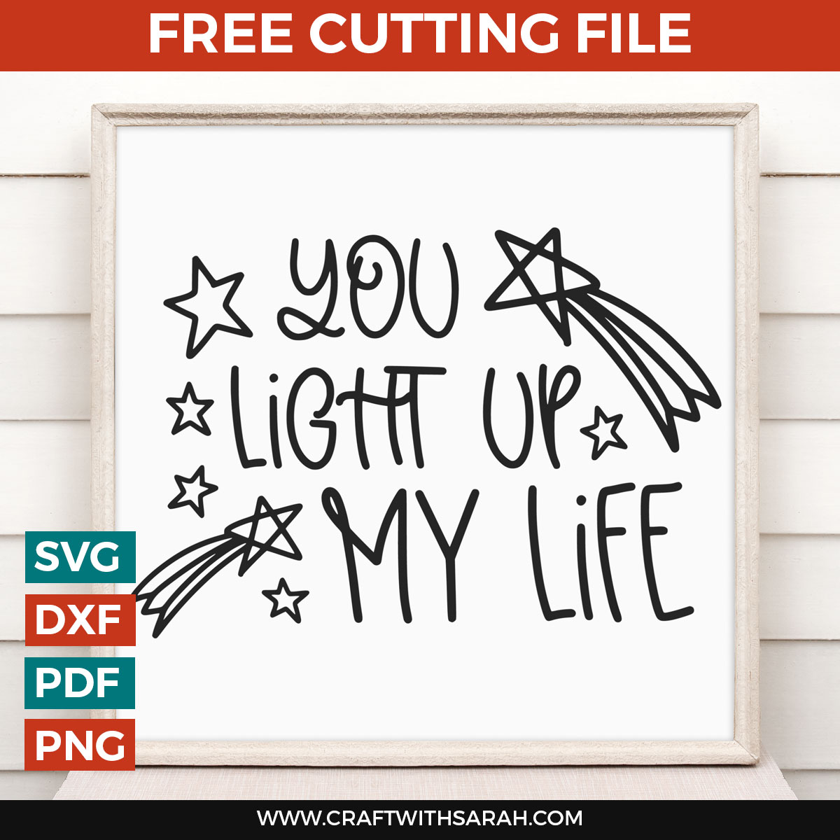 Free You Light Up my Life Free SVG