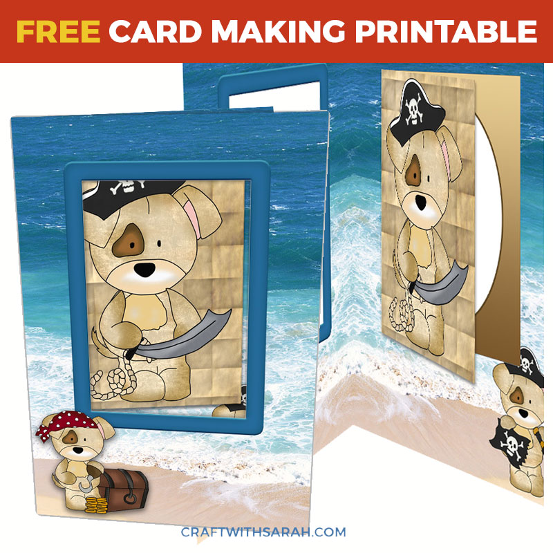 Free Pirate Dogs Card-in-a-Card