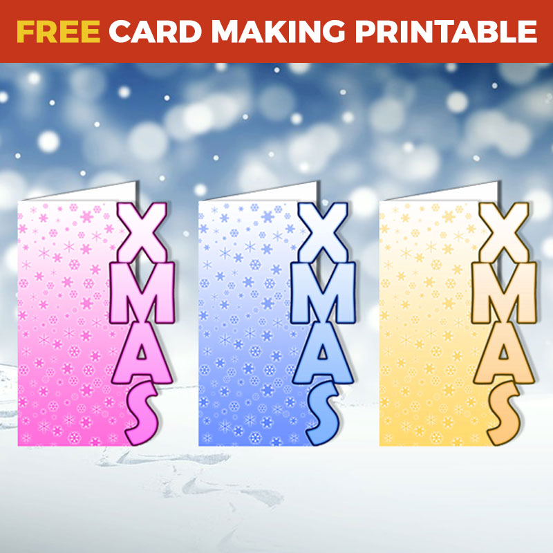 Free XMAS Shaped Card Templates