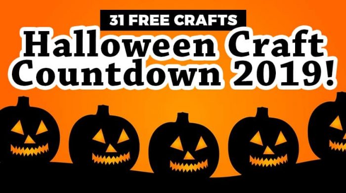 Halloween Craft Countdown 2020 - Craft with Sarah