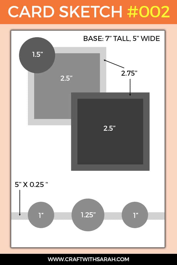Card Sketch 002 Layered Version from Craft with Sarah