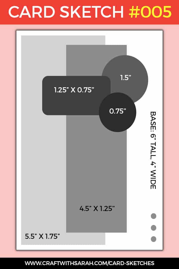 Card Sketch 005 Layered Version from Craft with Sarah