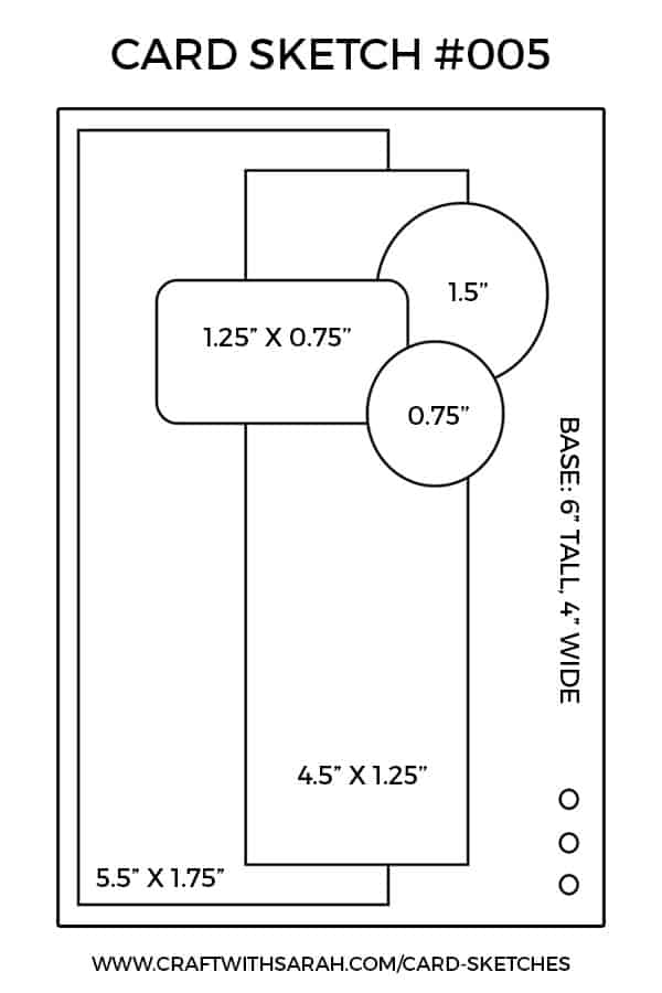 Free Printable Card Sketches With Measurements