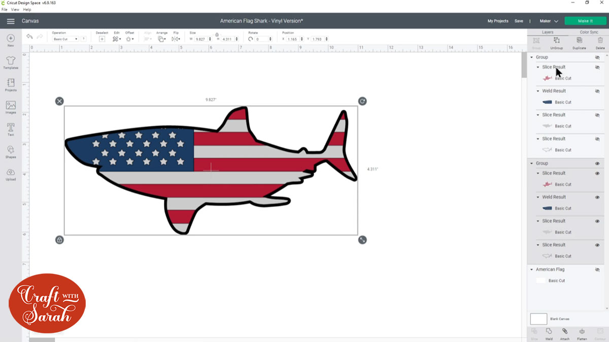 How to Design Layered Vinyl Projects in Cricut Design Space - Craft with  Sarah