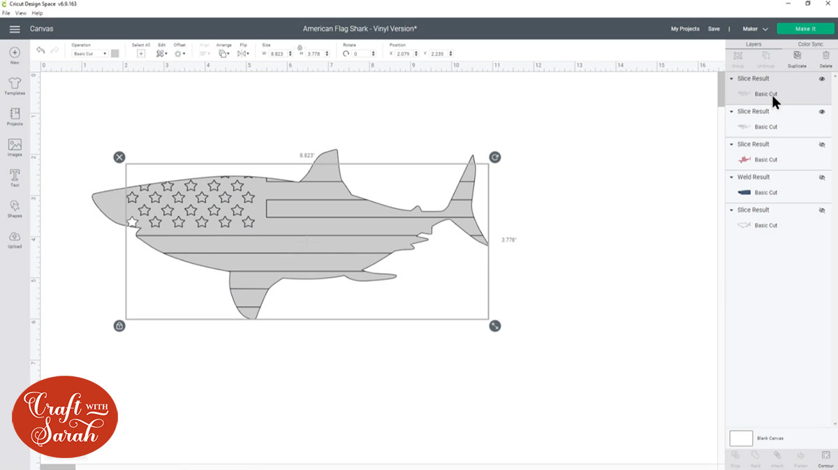How to Design Layered Vinyl Projects in Cricut Design Space - Craft with  Sarah