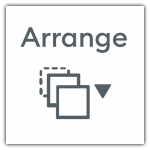 Design Space Arrange Icon