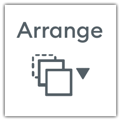 Design Space Arrange Icon