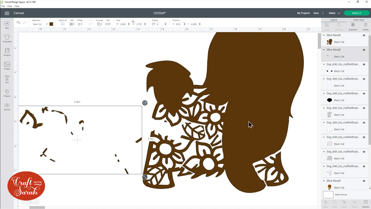 Delete the slice result layers that aren't needed