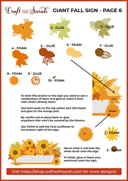 Make this Giant Autumn Sign for DIY Fall Decor - Craft with Sarah