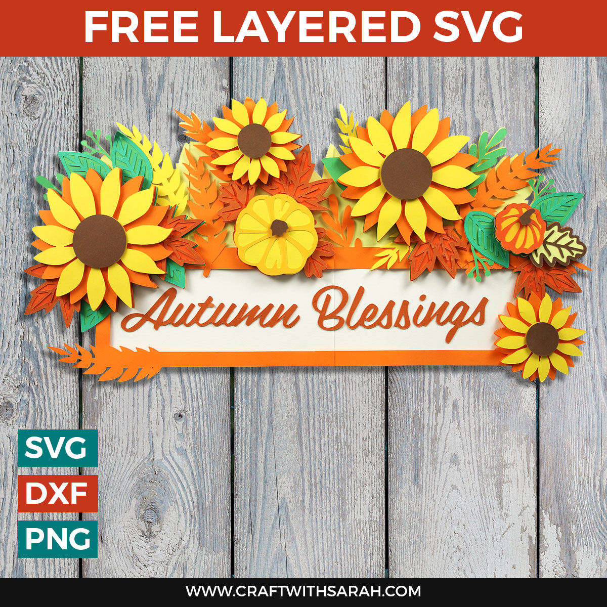 Large Autumn Sign Make this Giant Autumn Sign for DIY Fall Decor - Craft with Sarah