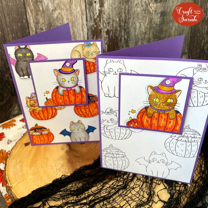 How to use Digital Stamps for Card Making Craft with Sarah