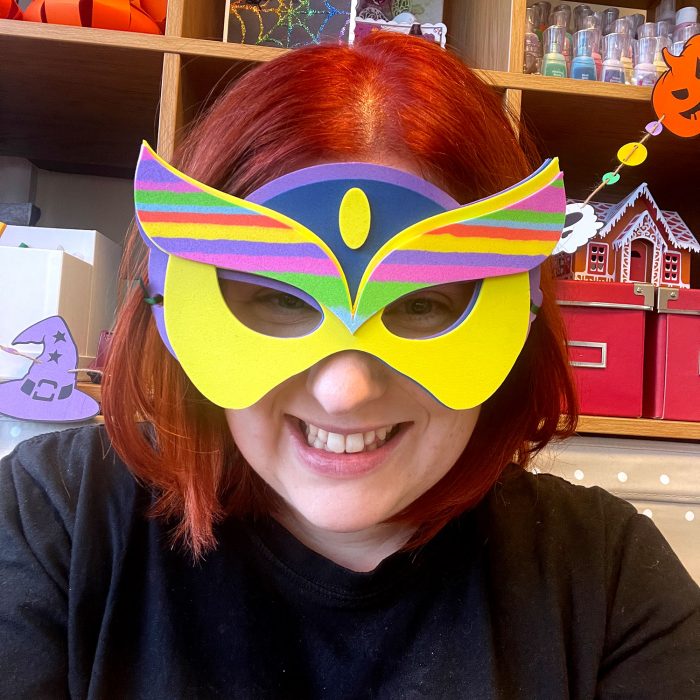 DIY Hero Masks How to Cut Craft Foam on a Cricut Maker Craft with Sarah