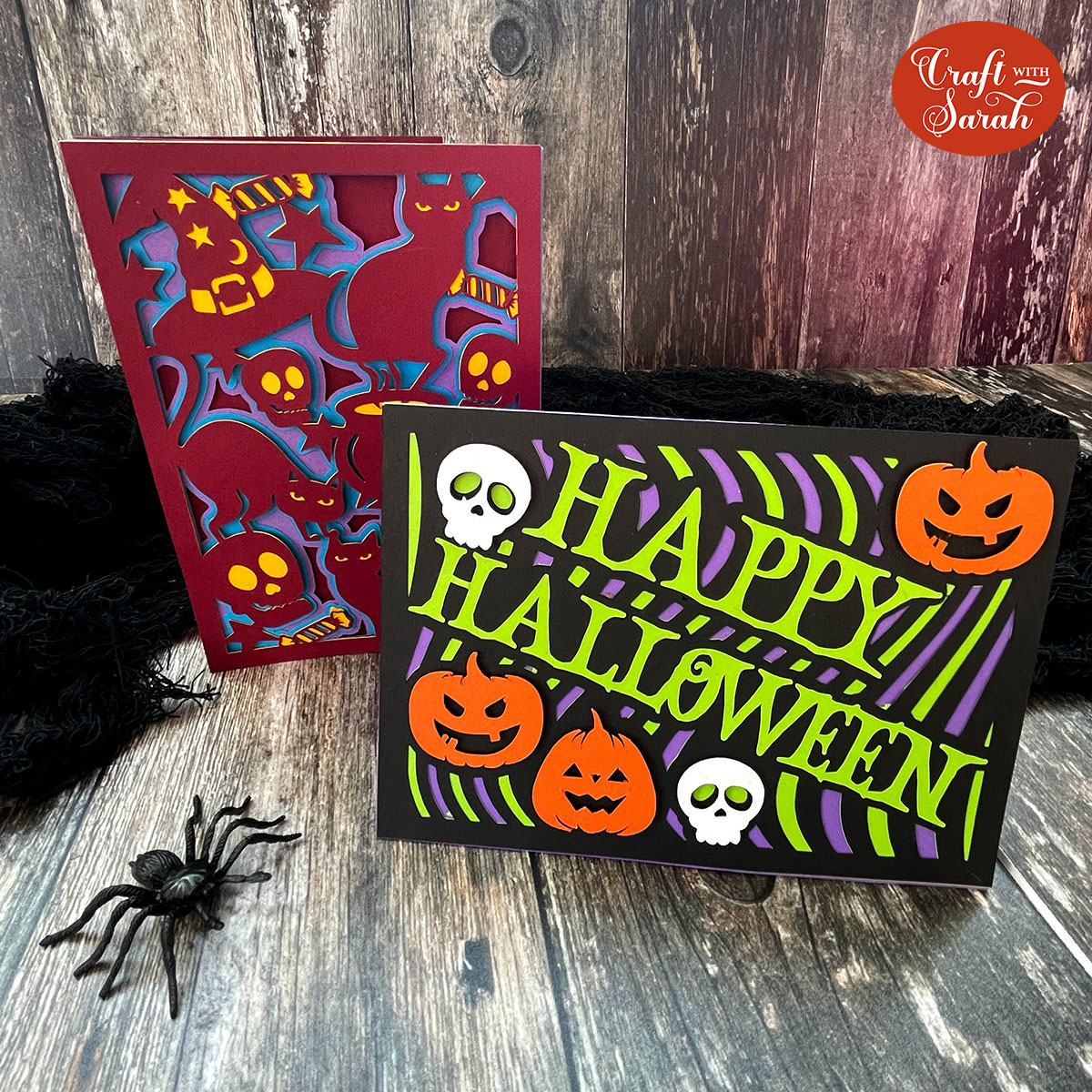 Halloween greeting cards