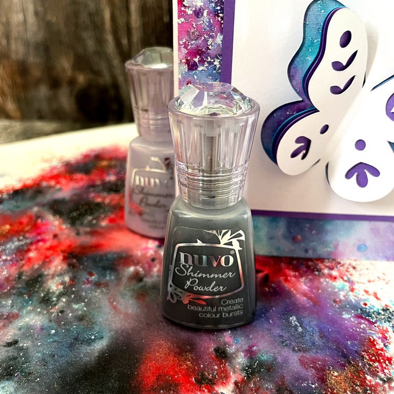 How to use Nuvo Shimmer Powder for Crafts Craft with Sarah