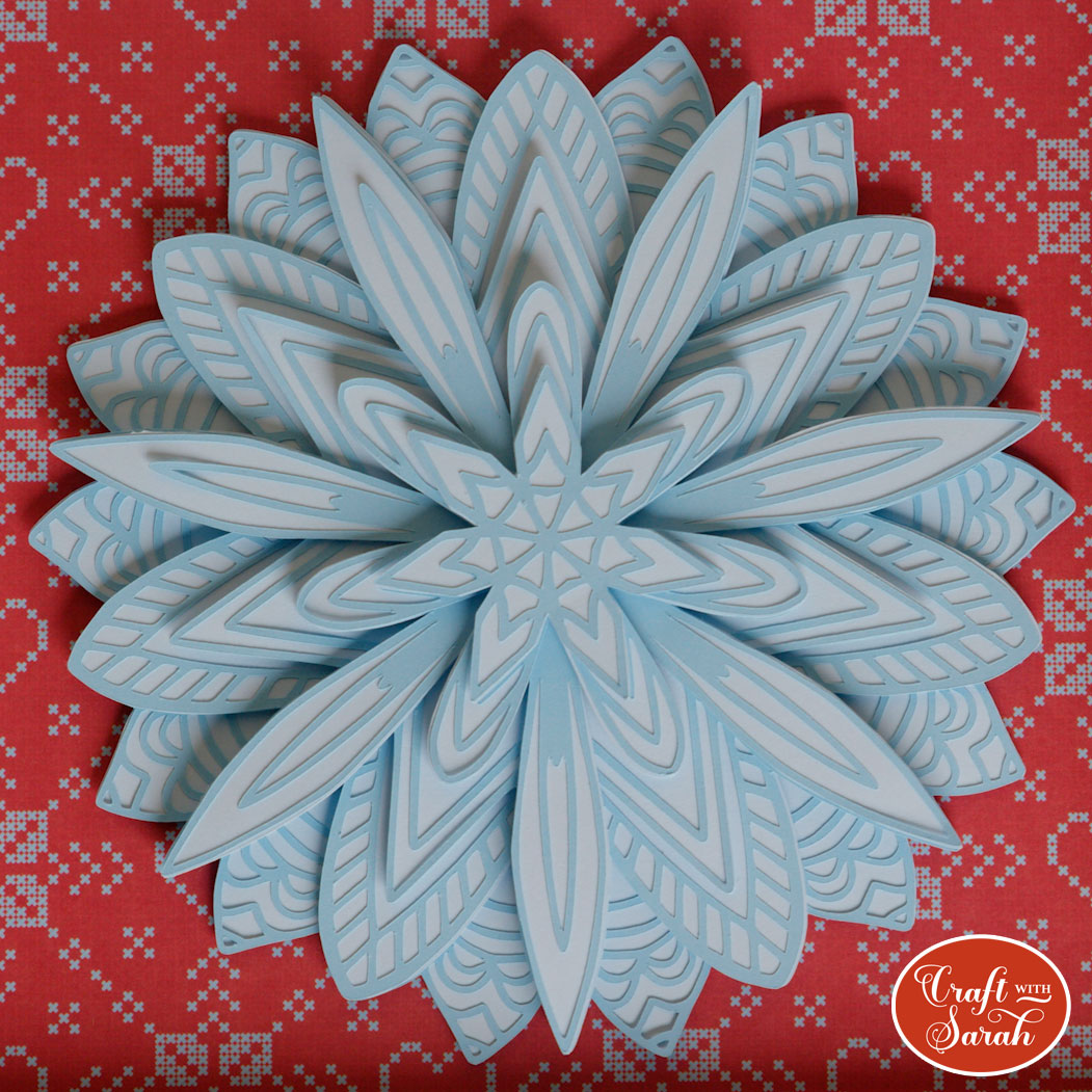 Snowflake mandala SVG