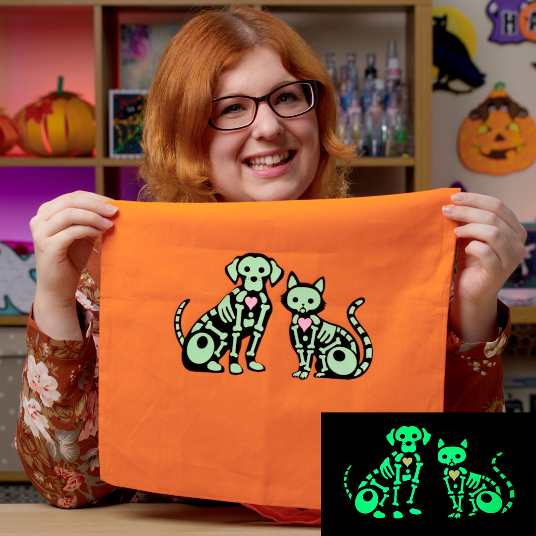 Skeleton pets tote bag